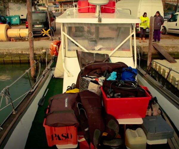 la squadra e i preparativi a terra